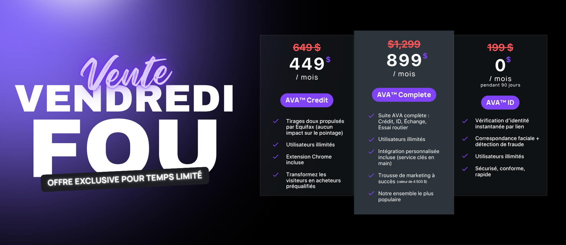 Black Friday Email French